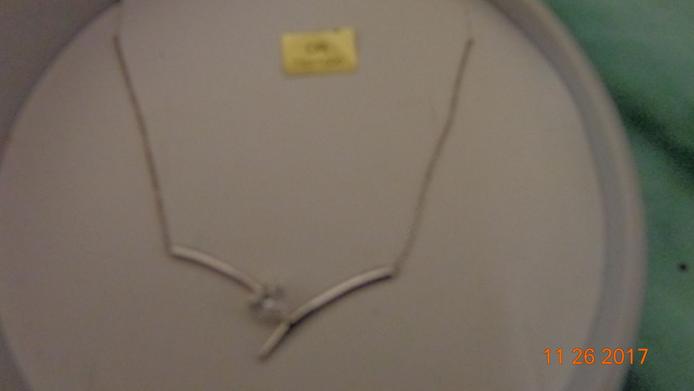 collier en or blanc Bijoux et montres