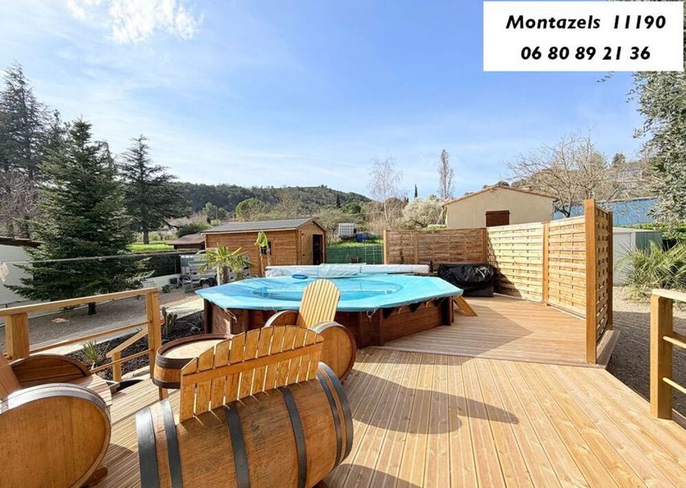 Vente Maison Maison 4 chambres  rénovée, 102 m², piscine, carport Montazels