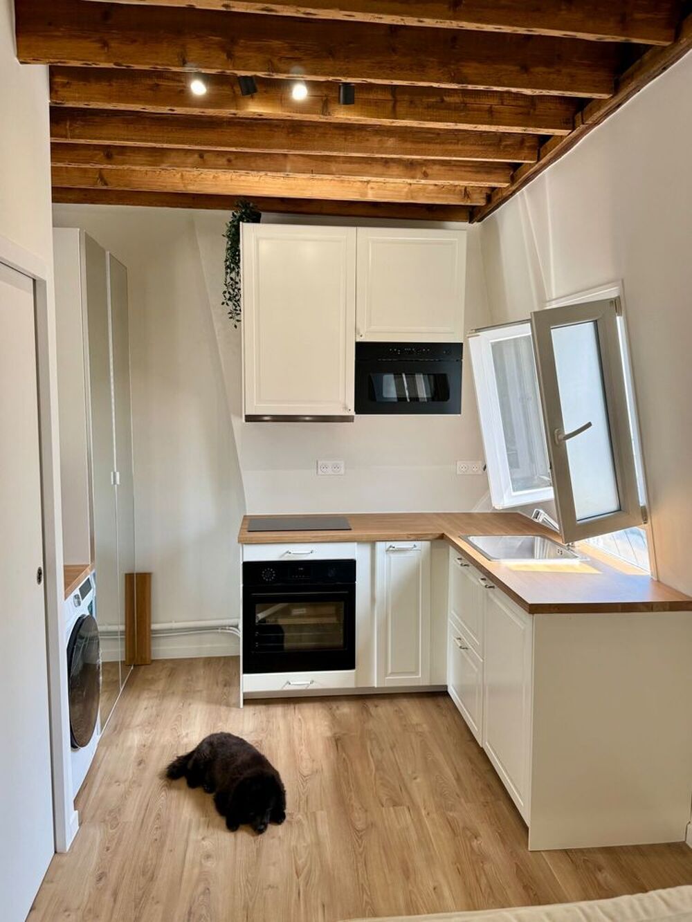 Vente Appartement Studio rénové Nation DPE C poutres apparentes Paris 20