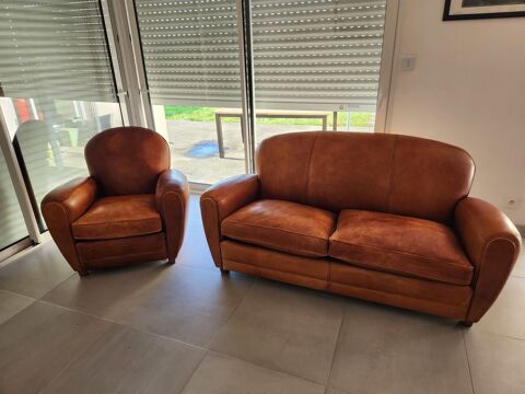 2 fauteuils + 1 canap Club 1800 Landerneau (29)