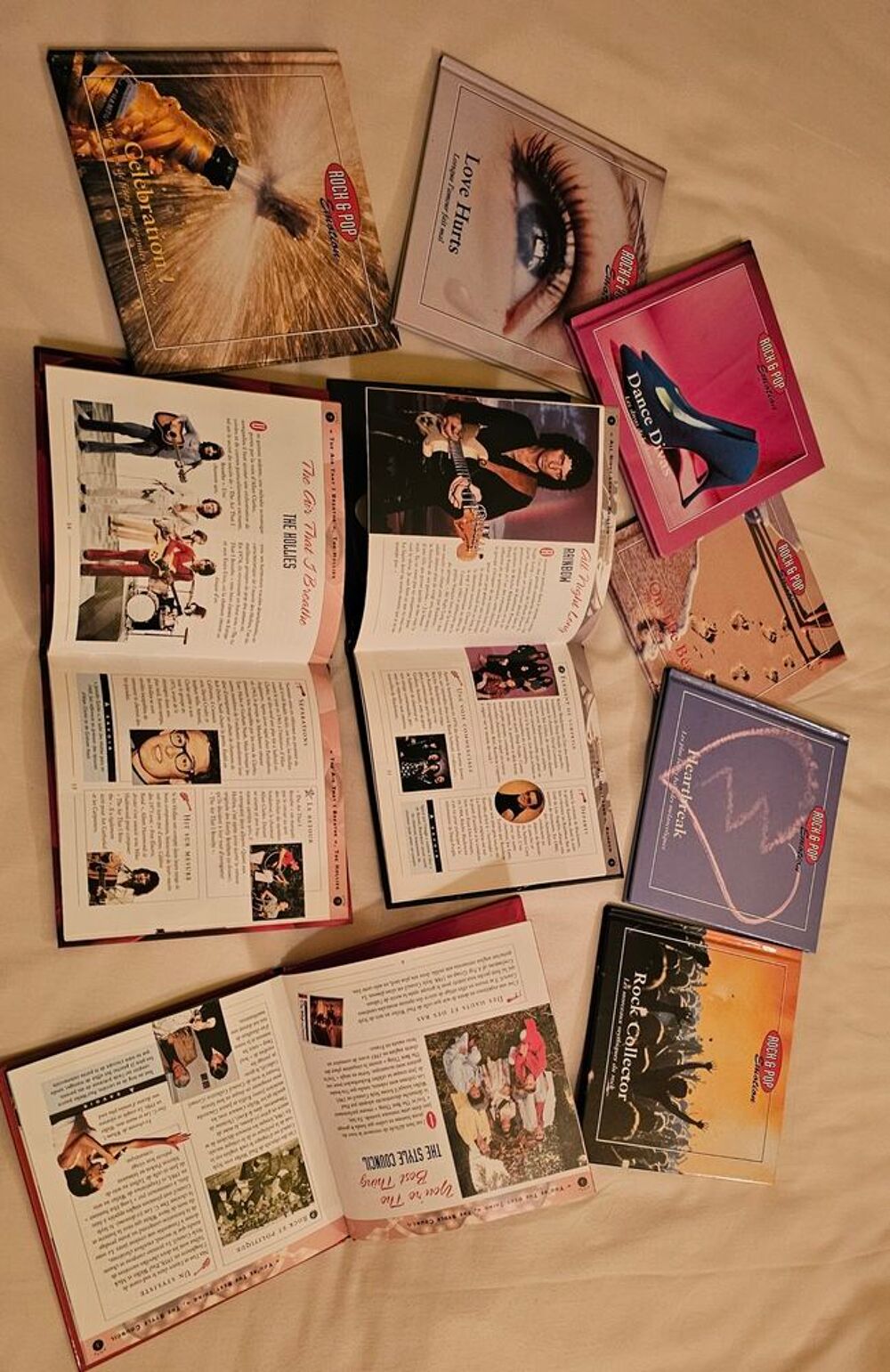 Lot 9 CD avec livret historique explicatifs CD et vinyles