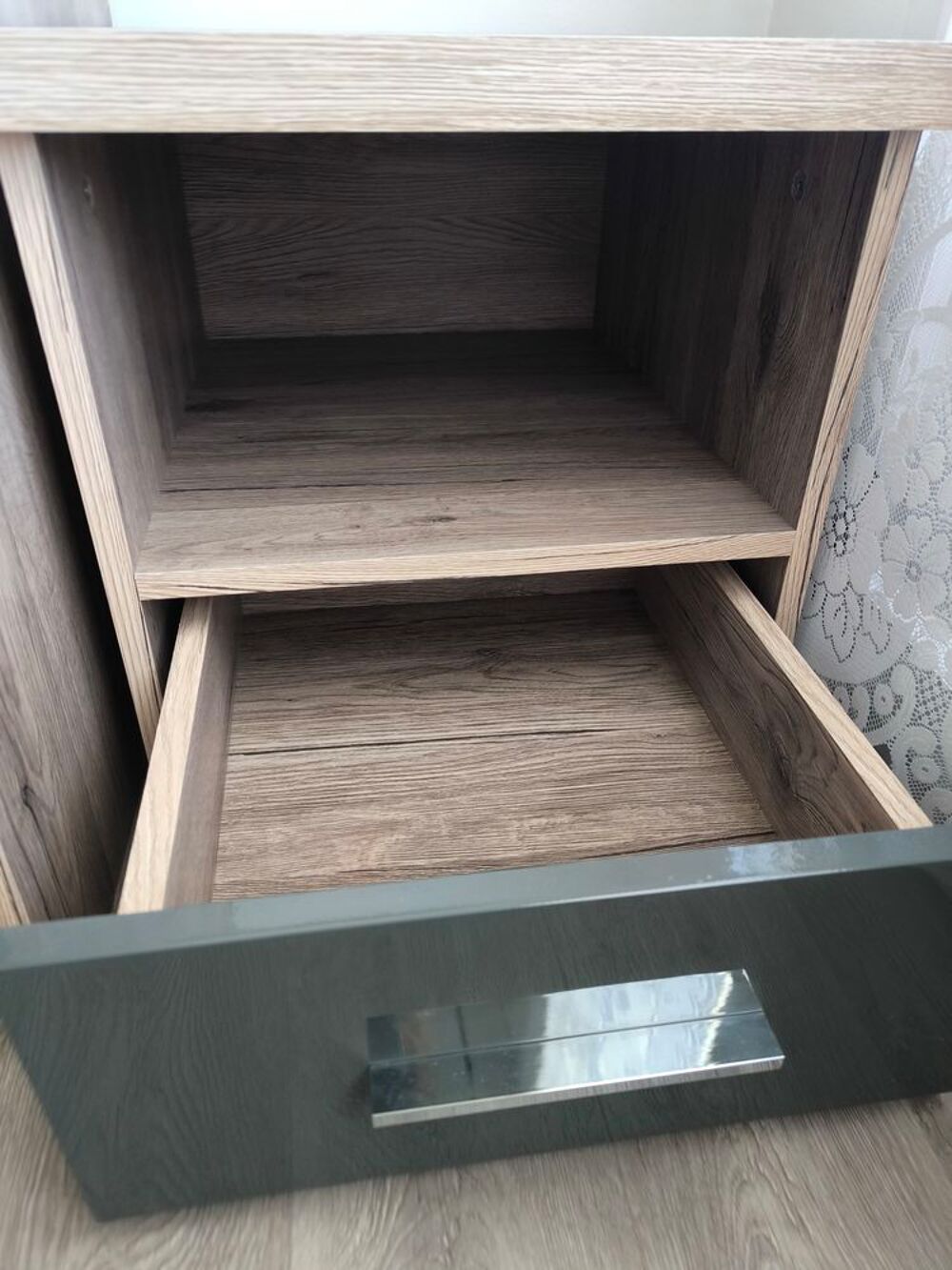 Bureau + Meuble de Rangement Placage m&eacute;lamin&eacute; imitation bois Meubles