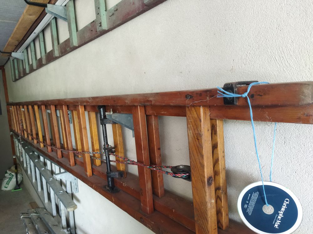Echelle bois double 2x4 m Bricolage