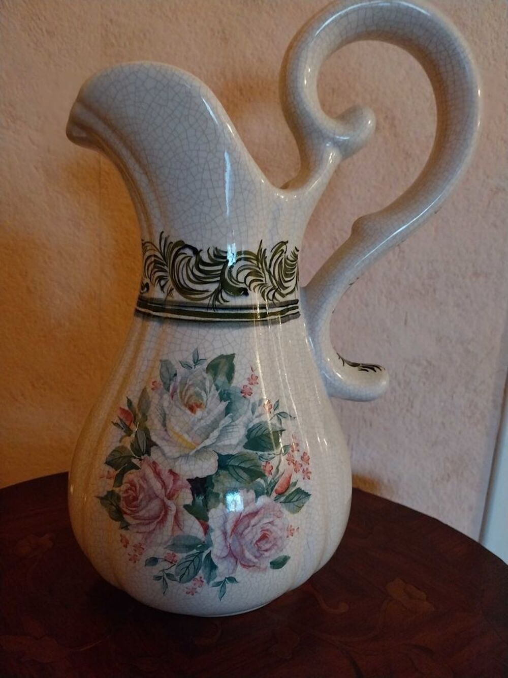 Grand pichet ou broc poterie vintage Décoration