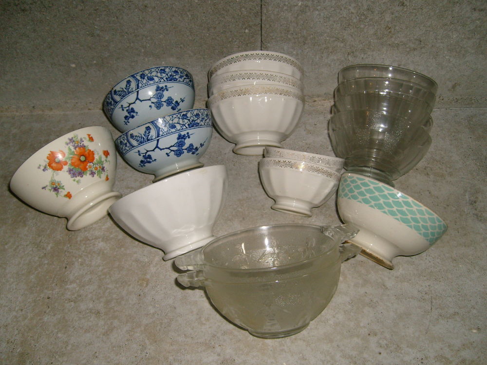 Plats, bols, tasses ancien Décoration