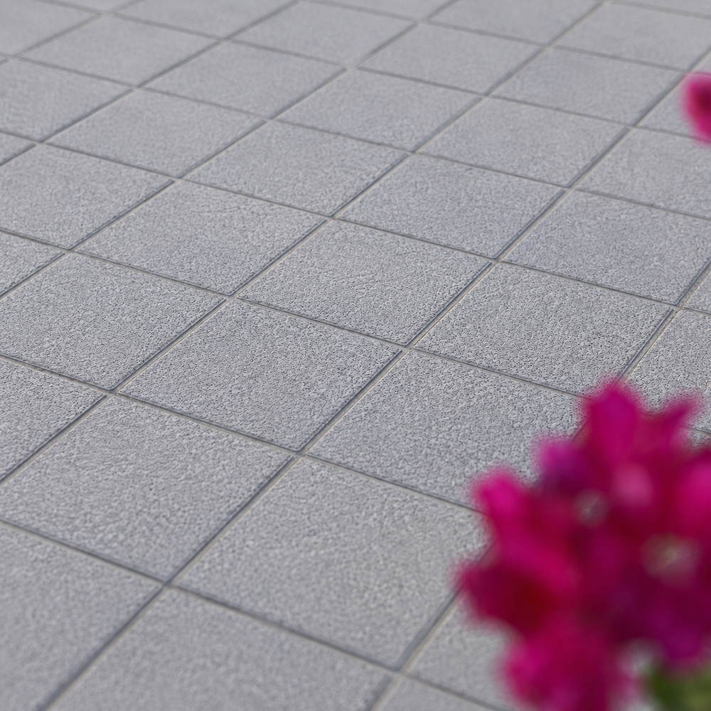 Pav&eacute;s neuf en granit clair - 10x10x6 cm
Jardin
