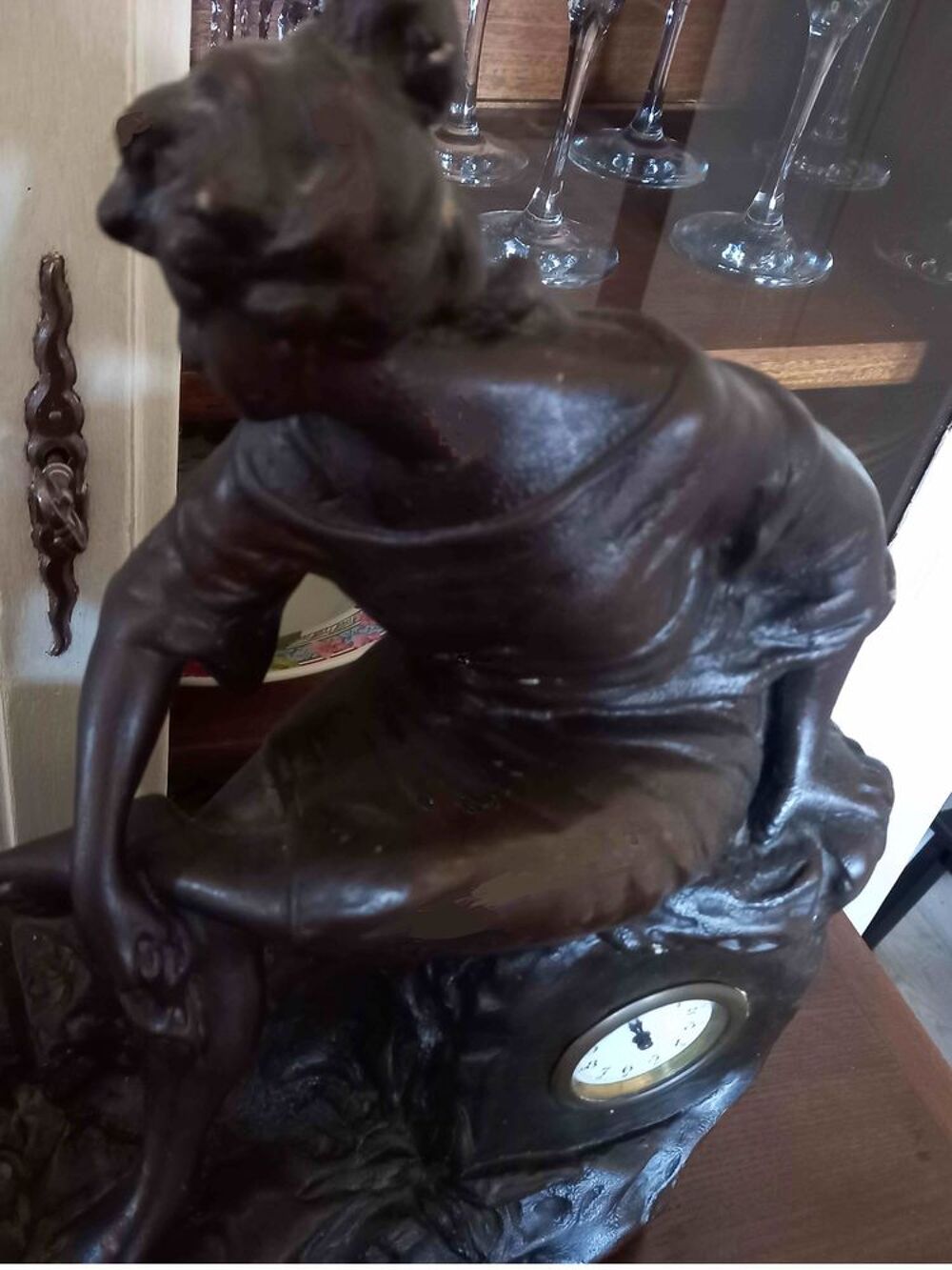ANCIENNE PENDULE DE CHEMINEE - ART NOUVEAU - PRIX CASSE ! Décoration