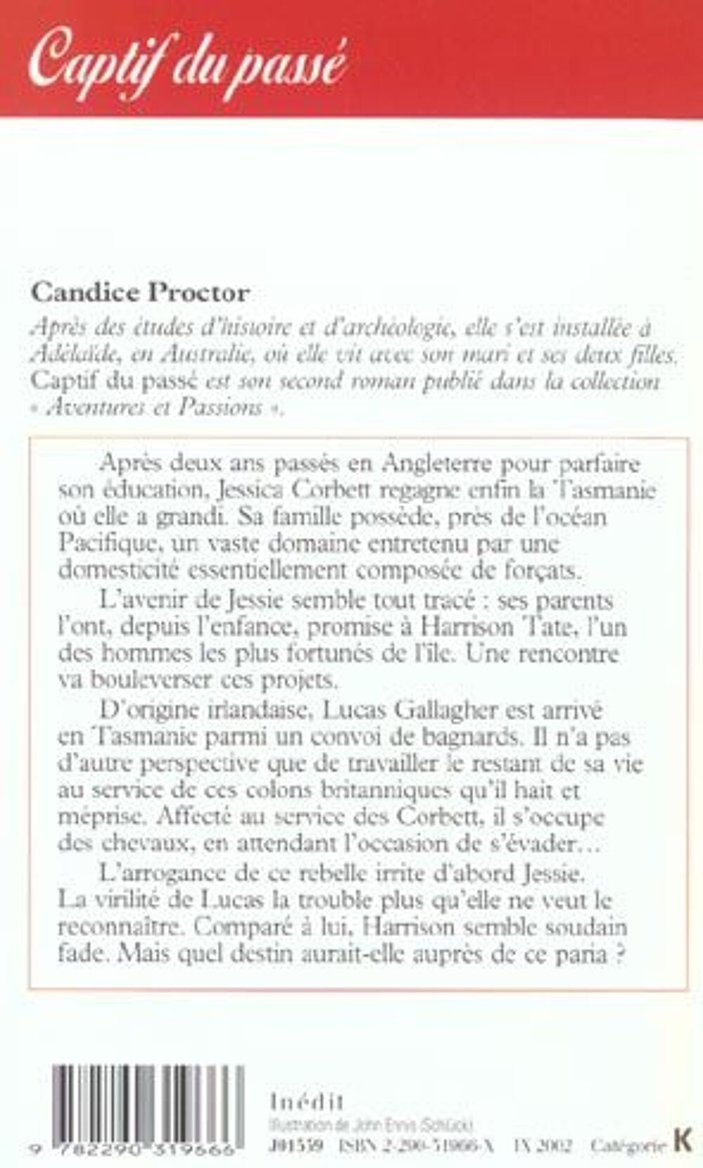 captif du passe Livres et BD