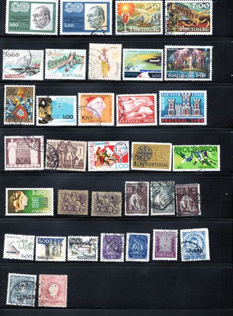 lot de 62 timbres du PORTUGAL 2 Les Églisottes-et-Chalaures (33)