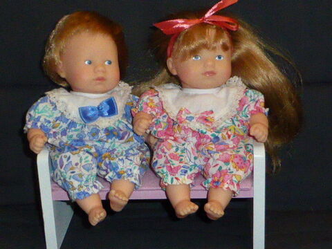 Lot Corolle Mini calin blond fr�re et soeur banc 40 Rueil-Malmaison (92)