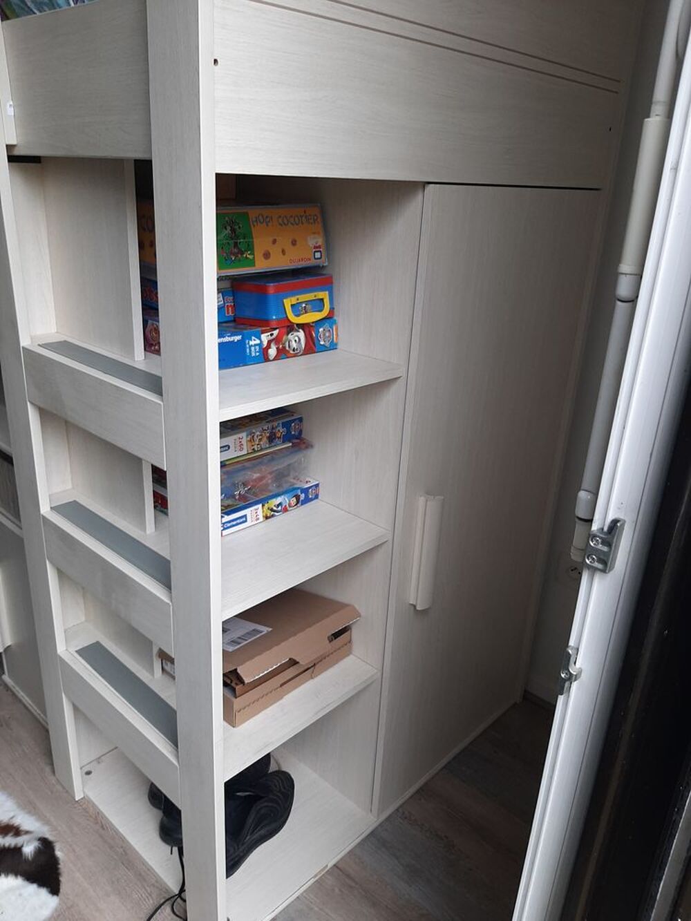 Lit mezzanine combin&eacute; 90x200cm Meubles