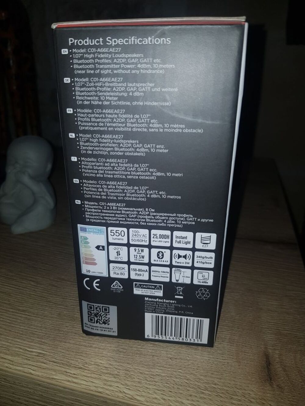 lampe enceinte int&eacute;gr&eacute;e Audio et hifi