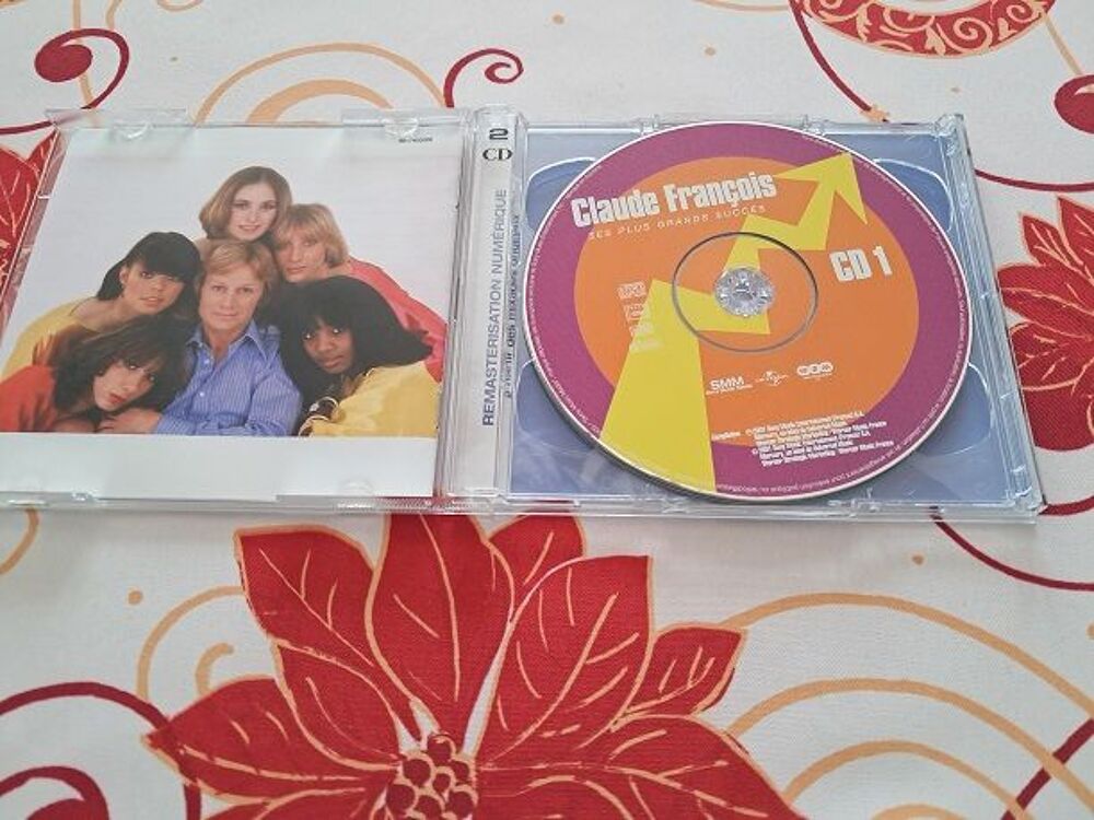 Double CD Claude Francois musique vintage ancien fete noel CD et vinyles