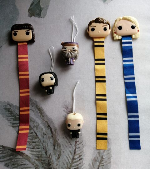 LOT de 3 FIGURINES et 3 MARQUE-PAGES HARRY POTTER KINDER JOY 7 Nevers (58)