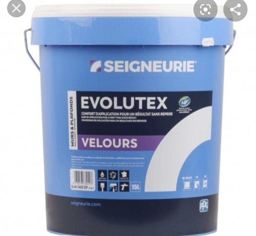Evolutex Velours 2 En 1 Fiche Technique Achetez pot de peinture neuf - revente cadeau, annonce vente à Rouen (76)  WB163876477