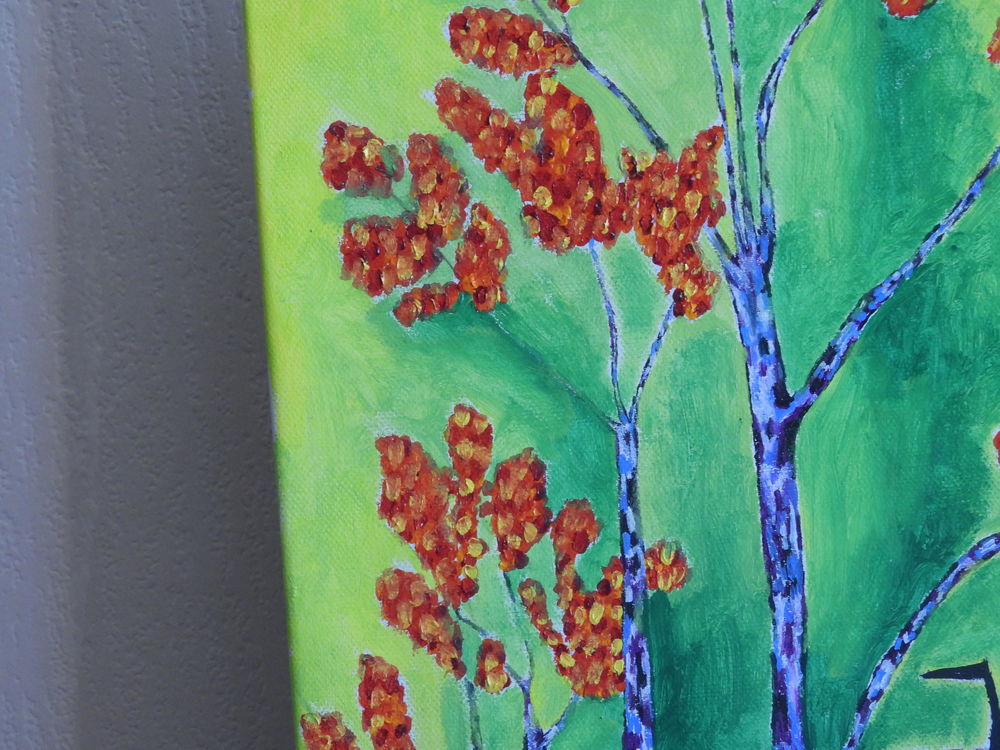 Tableau acrylique sur toile - Paysage imaginaire Décoration