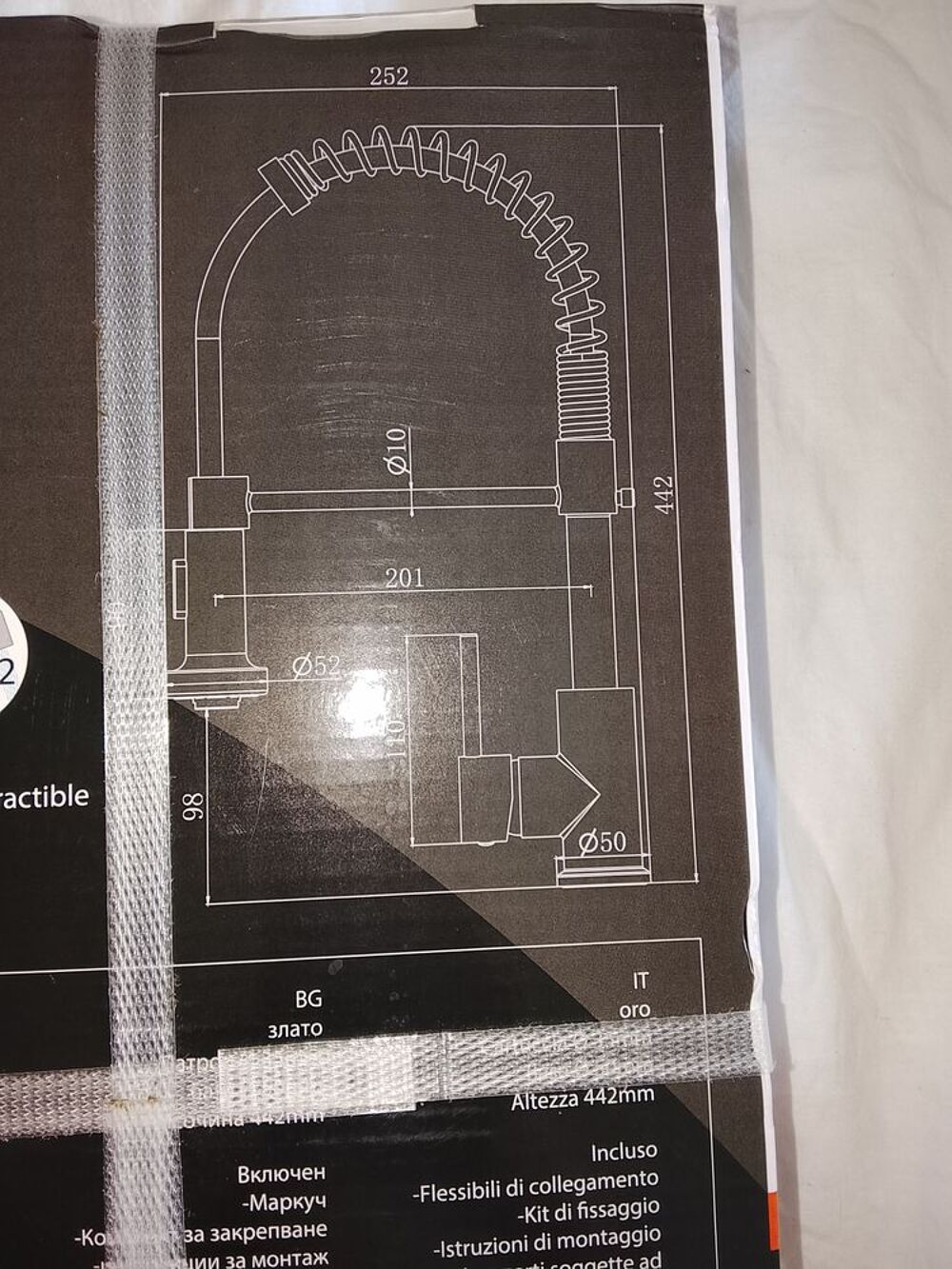 Mitigeur &eacute;vier douchette Cuisine