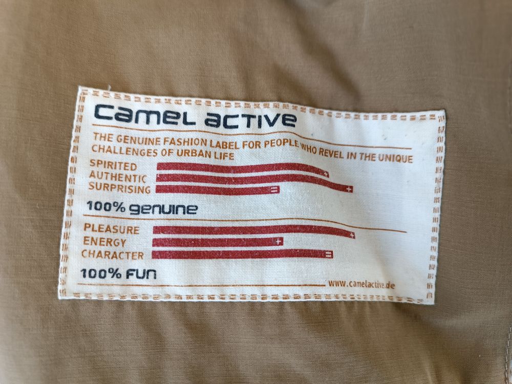 BLOUSON TOILE *CAMEL ACTIVE* TAILLE XL Vtements