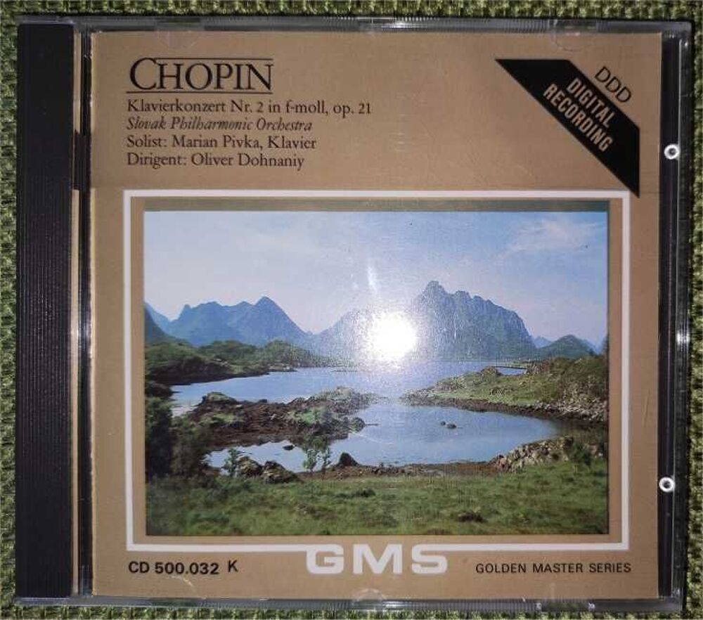 Chopin Concerto pour piano Klavierkonzert Nr. 2 CD et vinyles