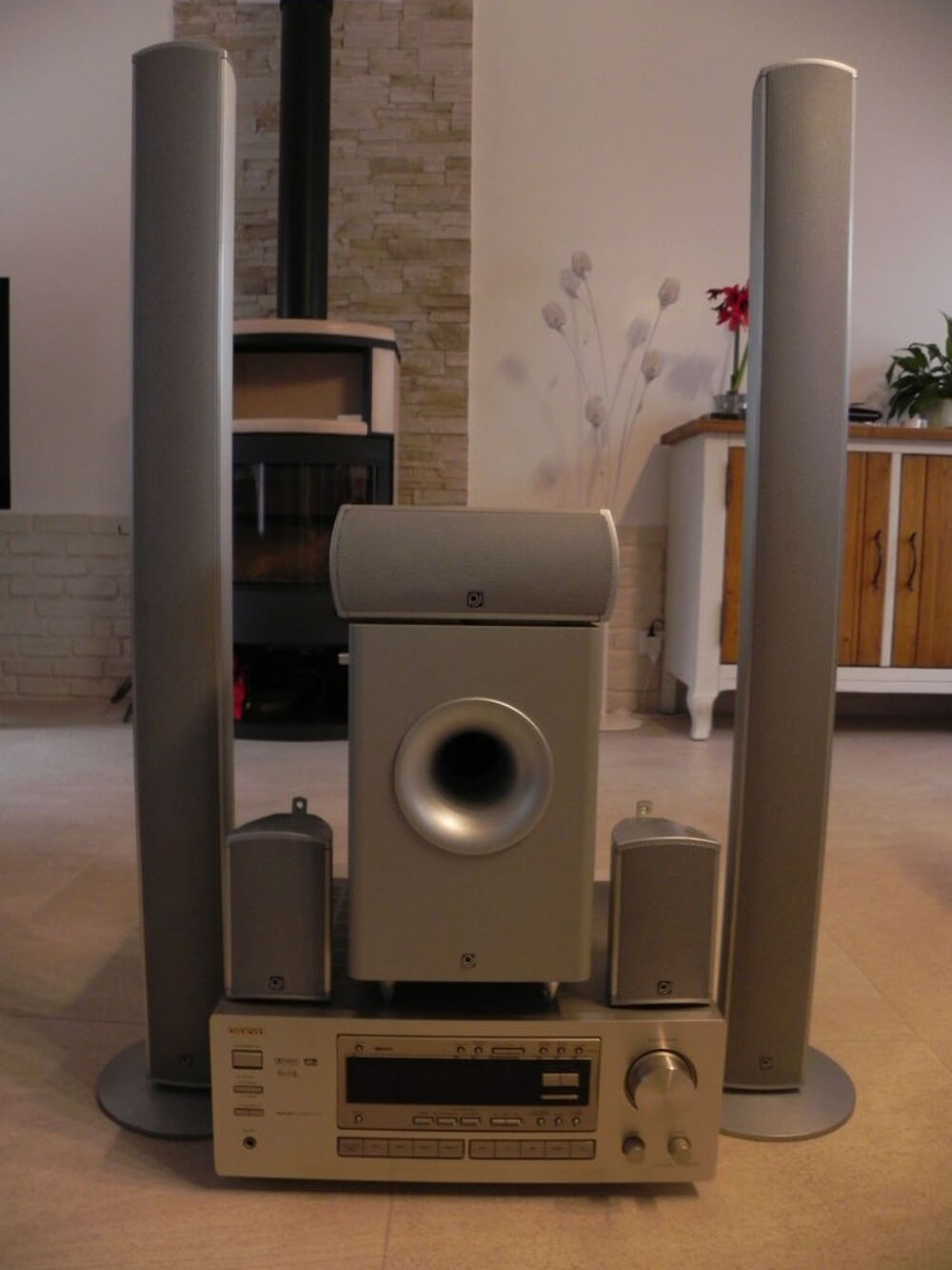 Amplificateur Tuner ONKYO TX-DS575X DTS 5.1 avec 6 enceintes Audio et hifi