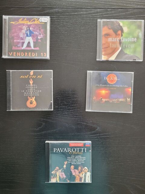 Lot de 5 CD originaux ? Très bon état La Chapelle-d'Armentières (59)
