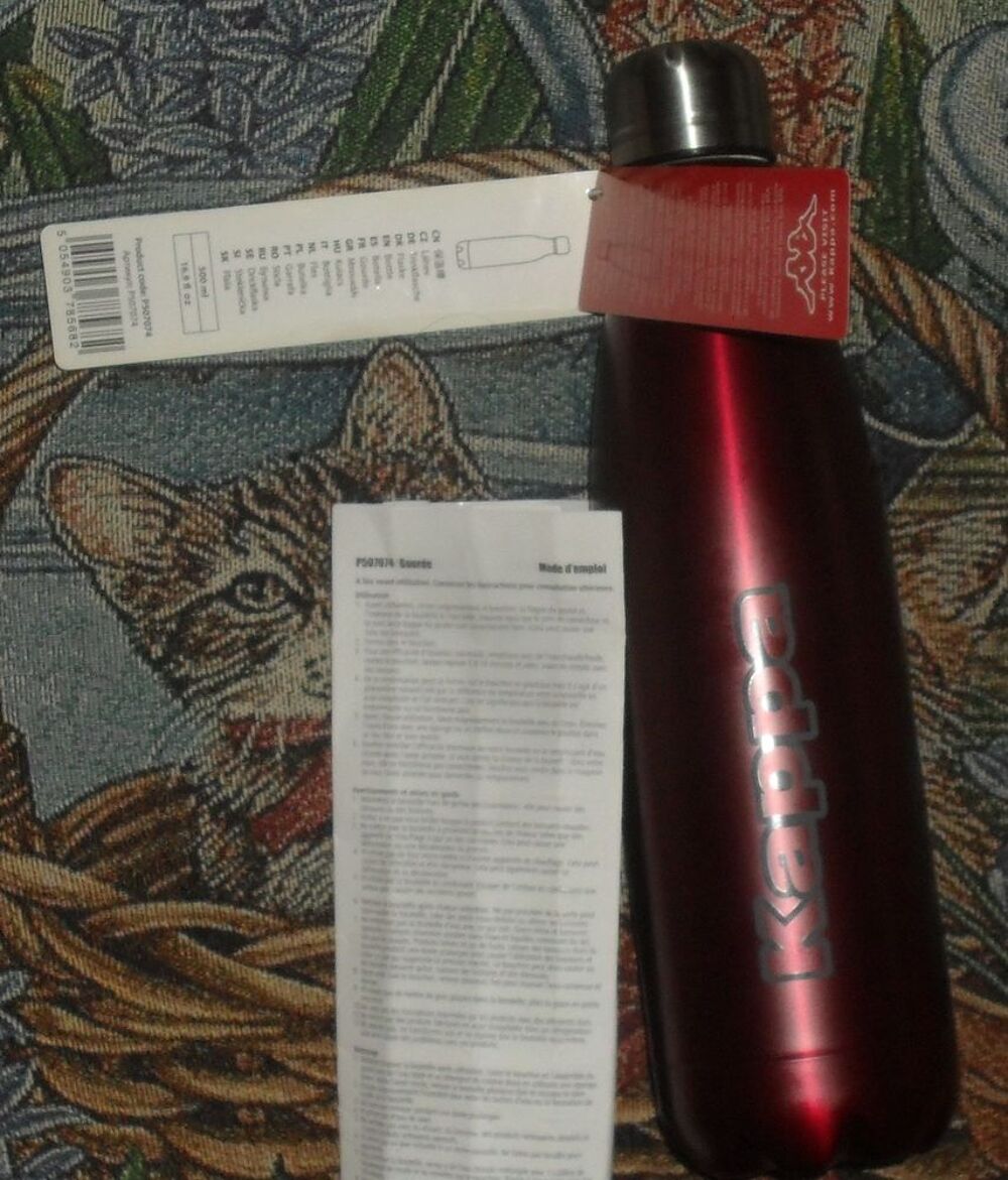 Gourde-Bouteille 500ml KAPPA NEUVE. Sports