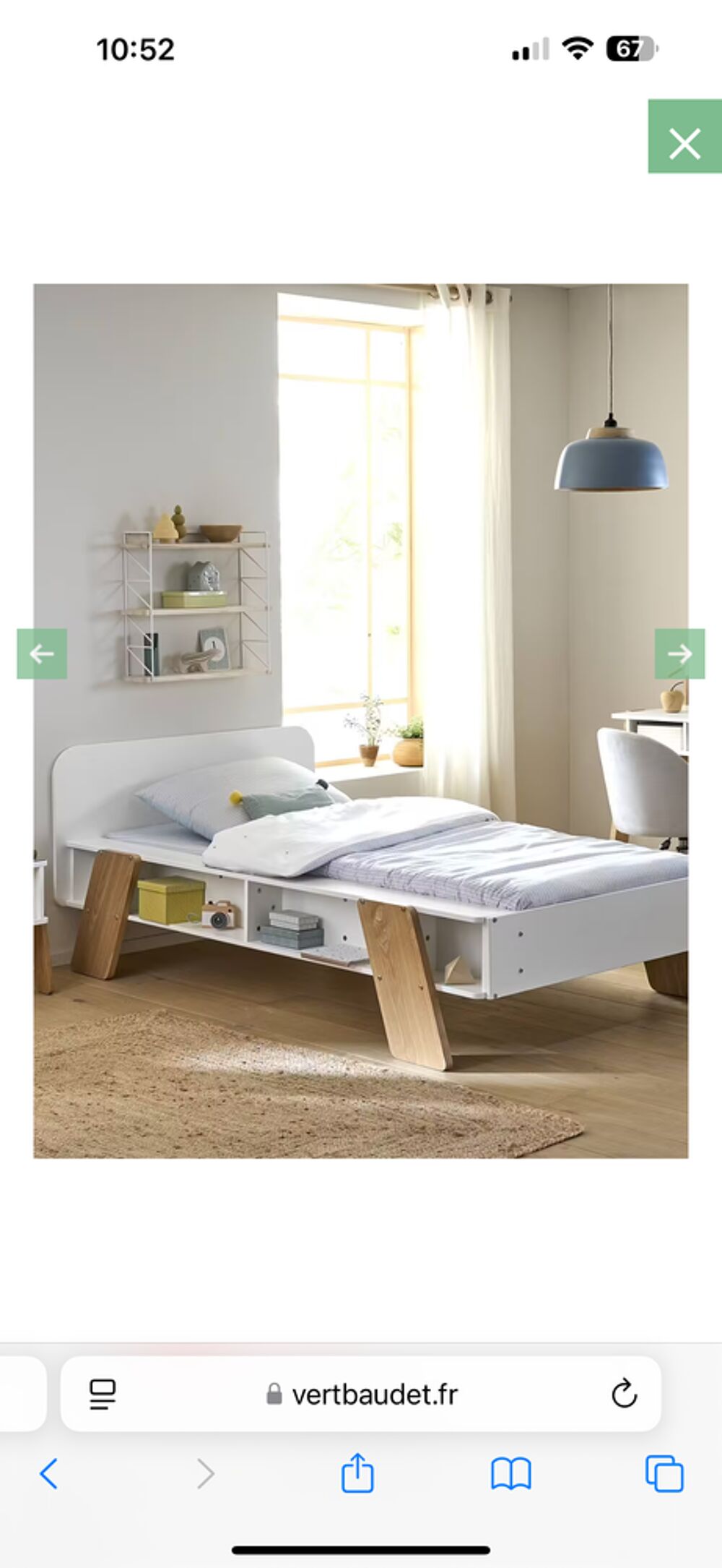 Lit enfant + table de chevet Mobilier enfants