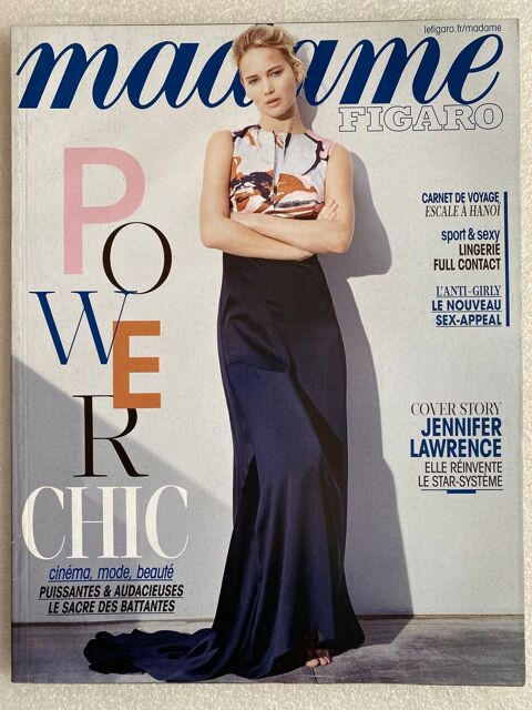 MADAME FIGARO N�21851_ 07 /11/ 2014  JENNIFER LAWRENCE/ DAHO 6 Jou�-l�s-Tours (37)