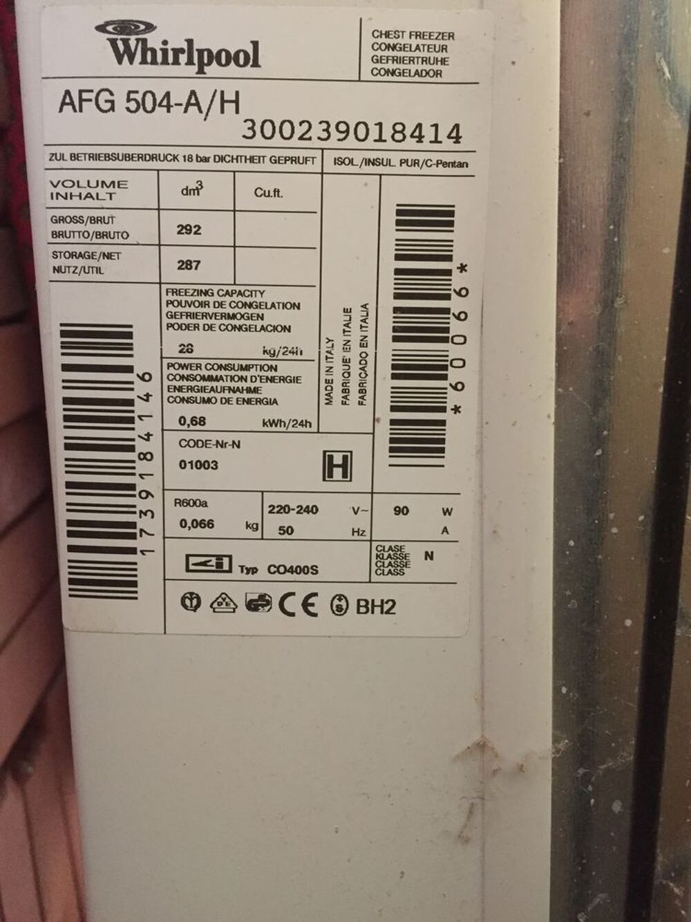 VENDU !!! Electroménager