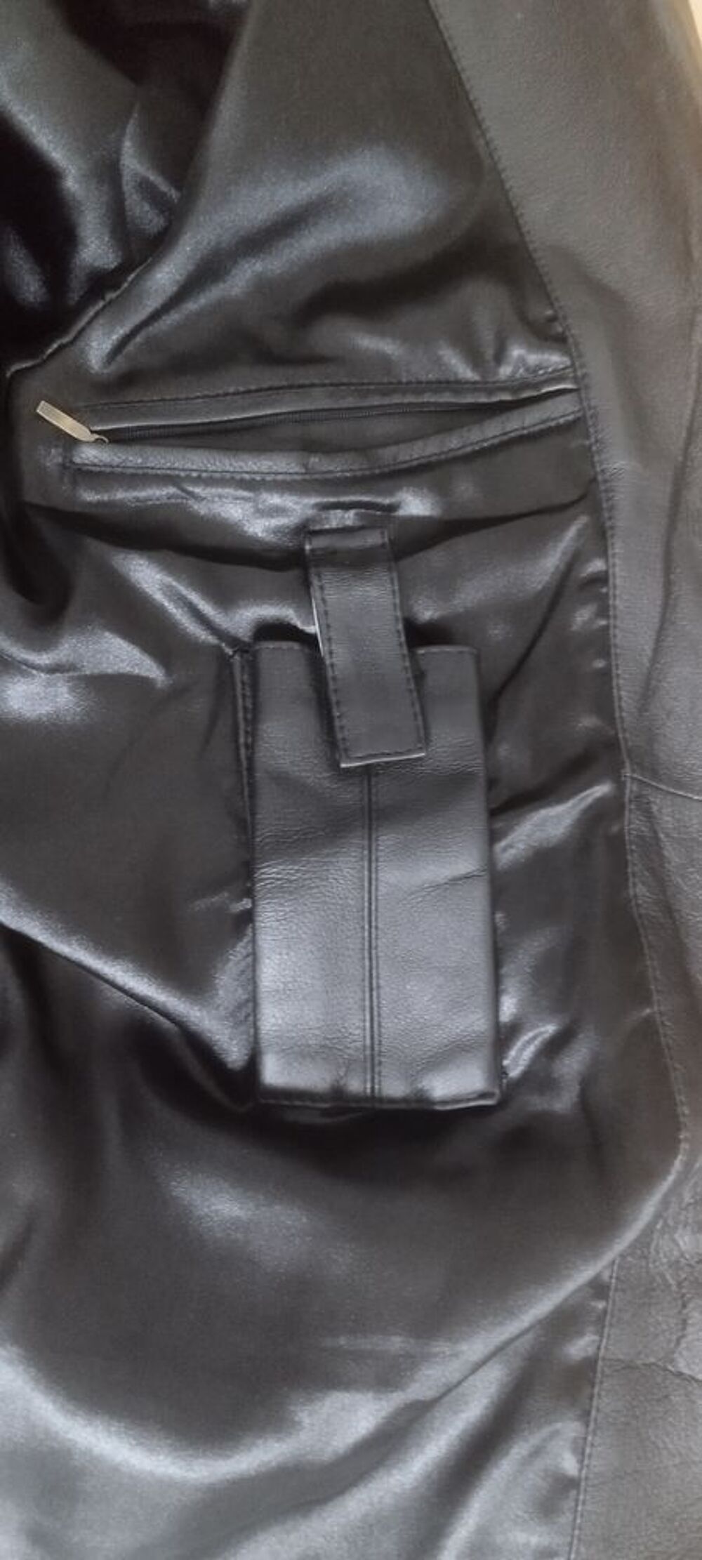 Veste en cuir d'agneau Vêtements