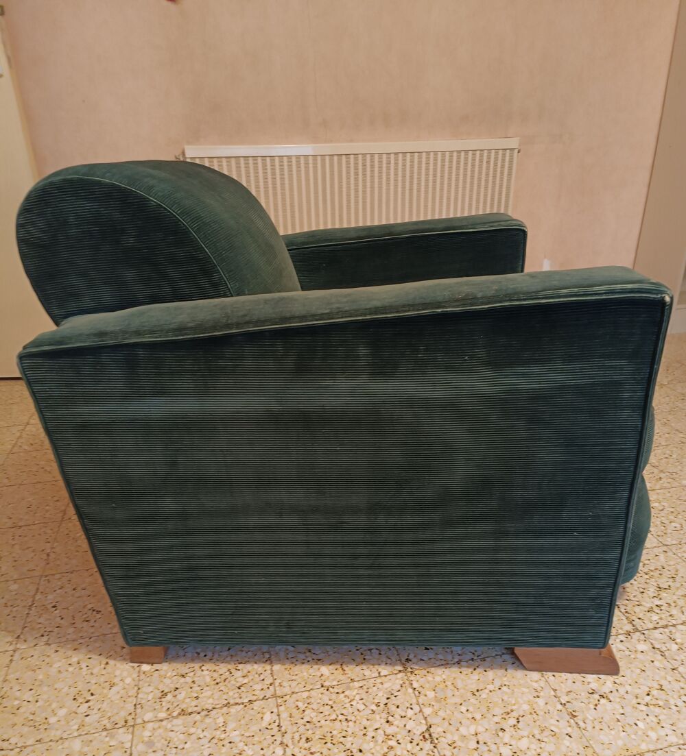 Fauteuil Club en velours Meubles