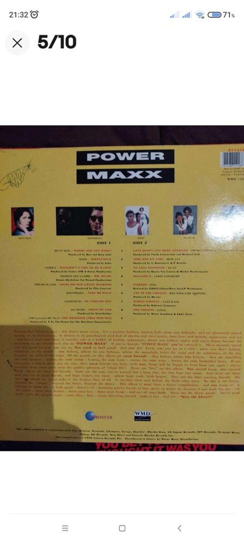 Compil ' POWER MAXX ' CD et vinyles