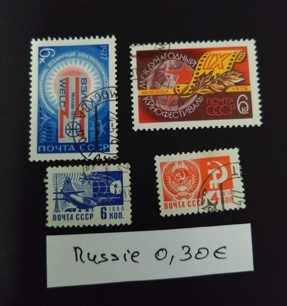 Collections de timbres Russes 