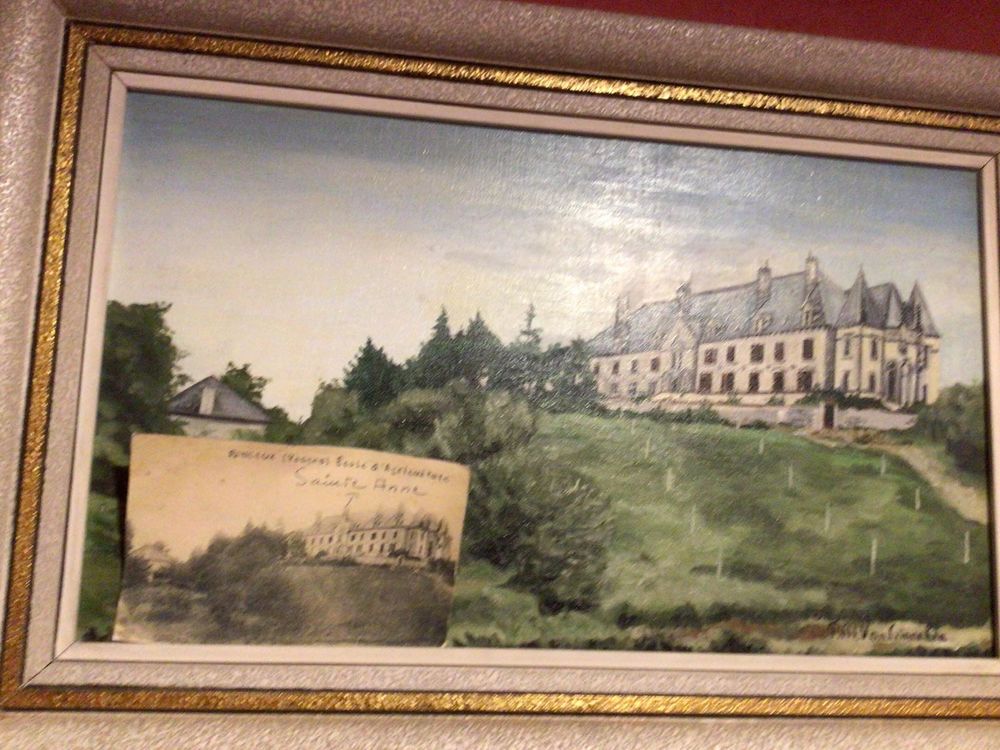 TABLEAU (toile et cadrel ecole d agriculture
Rouceux Dcoration