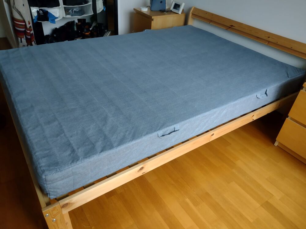 Lit et Matelas &agrave; ressorts IKEA (140x200) - COMME NEUF Meubles