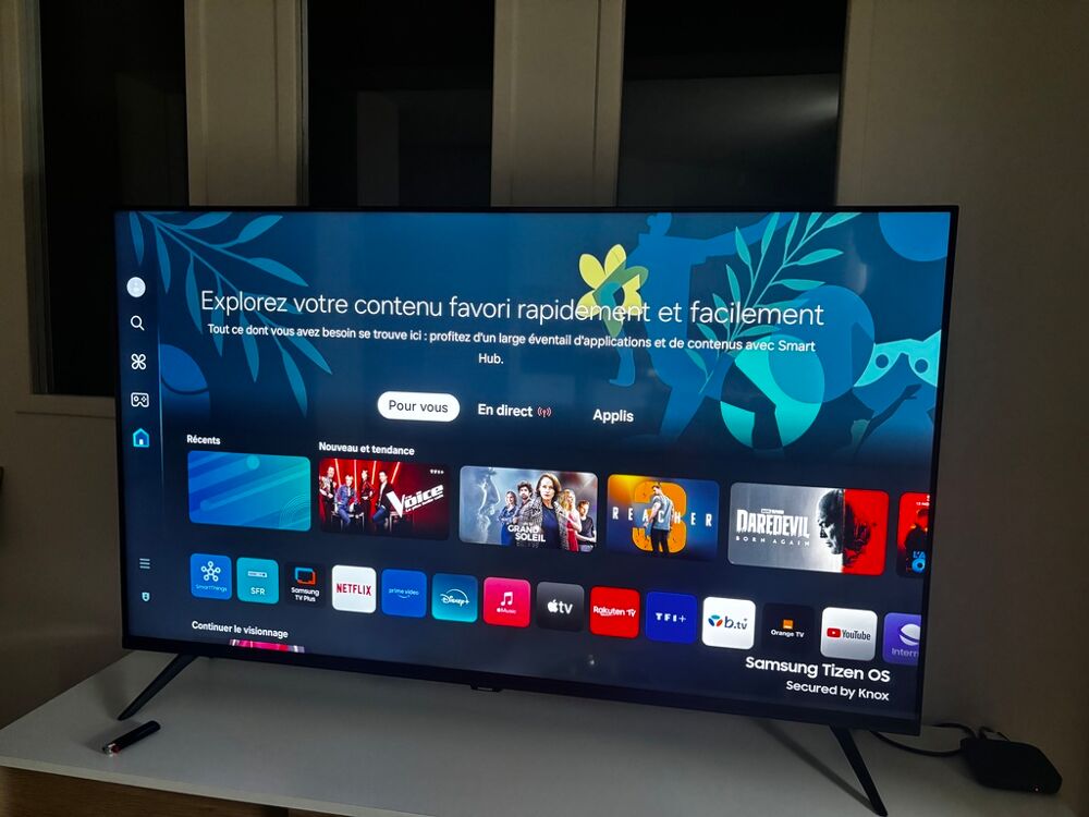 T&eacute;l&eacute;viseur LED Grand &Eacute;cran avec Smart Hub Photos/Video/TV