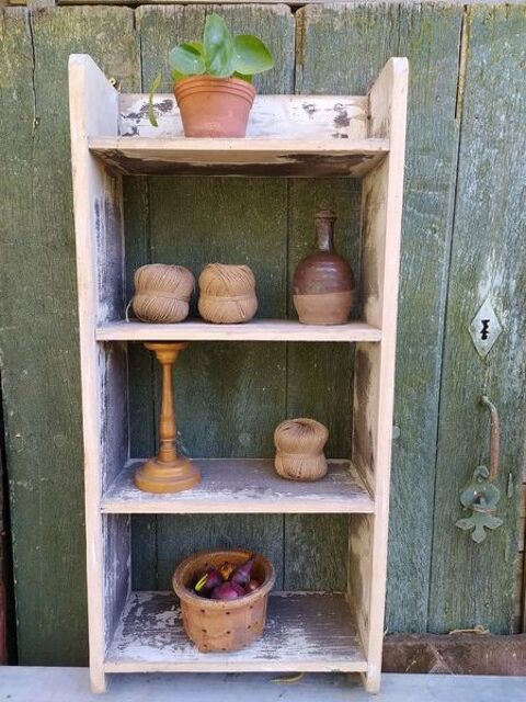 Meuble �tag�re Bois Patine Us�e Atelier Vintage
70 Loches (37)