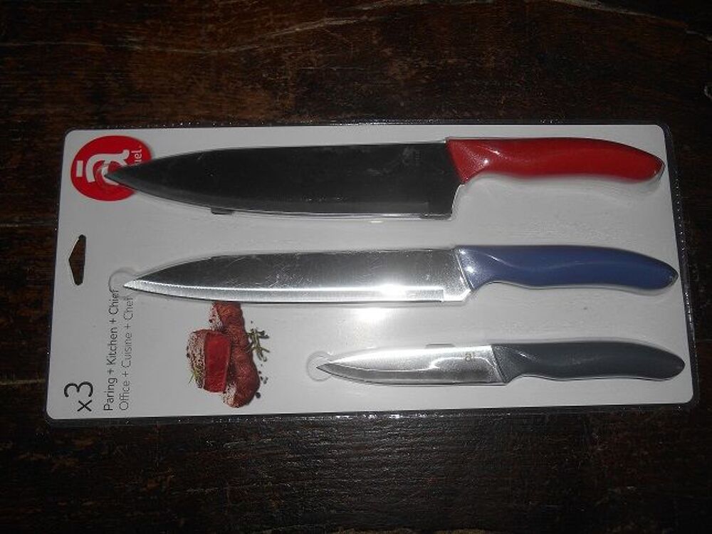 SET DE 3 COUTEAUX Cuisine