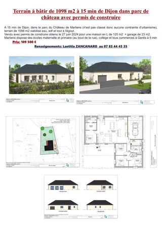  Terrain à vendre 1098 m²