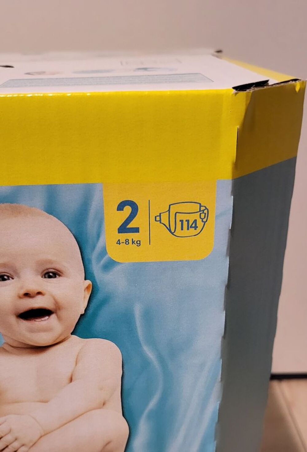 2 packs de 114 couches pampers premium. T.2. 4/8 kilos.Neuf Pu�riculture