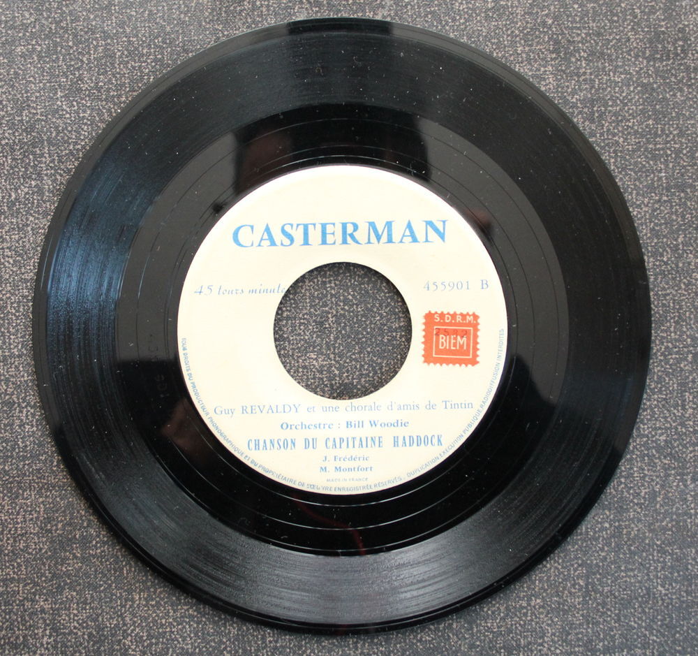 Disque 45 T TINTIN 1956 CD et vinyles