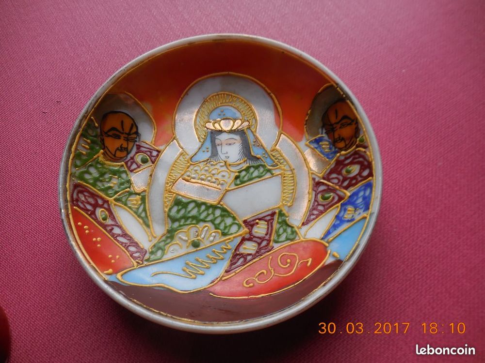 pot porcelaine du japon +assiette Décoration