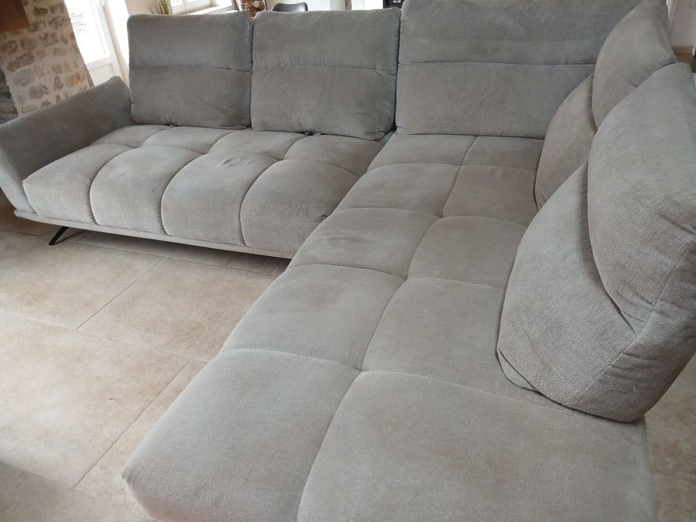 Canape d angle gris prix neuf 2000 euros Meubles