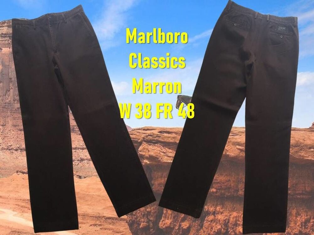 Pantalon Homme Marlboro Classics Marron taille W38 / FR48
Vêtements