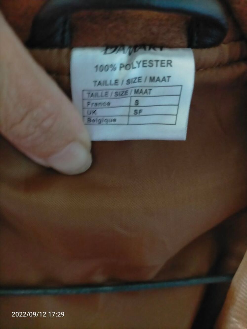 Offre veste &agrave; capuche d&eacute;boutonnable marron Damart Vêtements