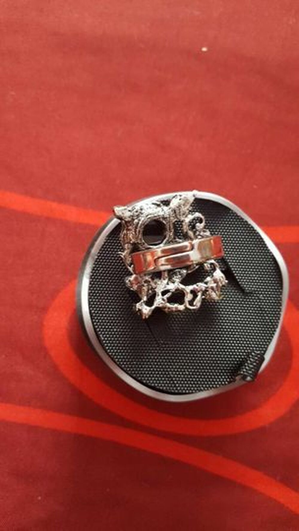 Bague vintage bouquet fleurs r&eacute;glable artisanale N&deg; 1309 Bijoux et montres