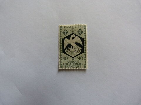 timbres d'Afrique Equatoriale Française. 0 Pleslin-Trigavou (22)