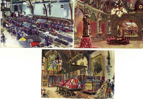 6 cartes postale sur la B�n�dictine � F�CAMP. 7 Viry-Noureuil (02)