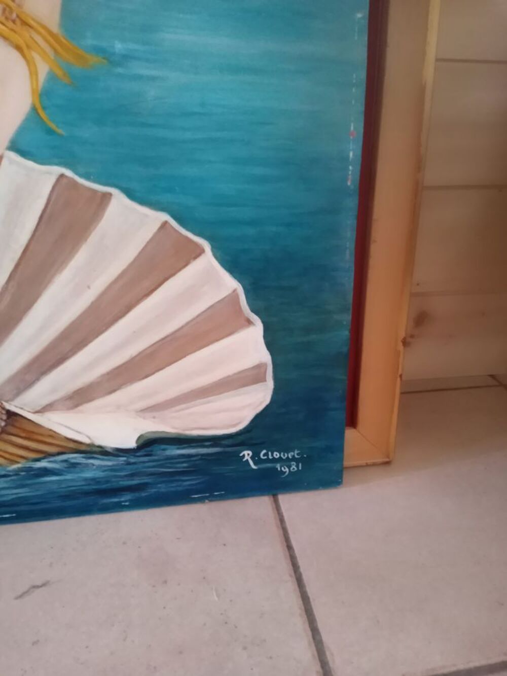 Peinture la naissance de V&eacute;nus 