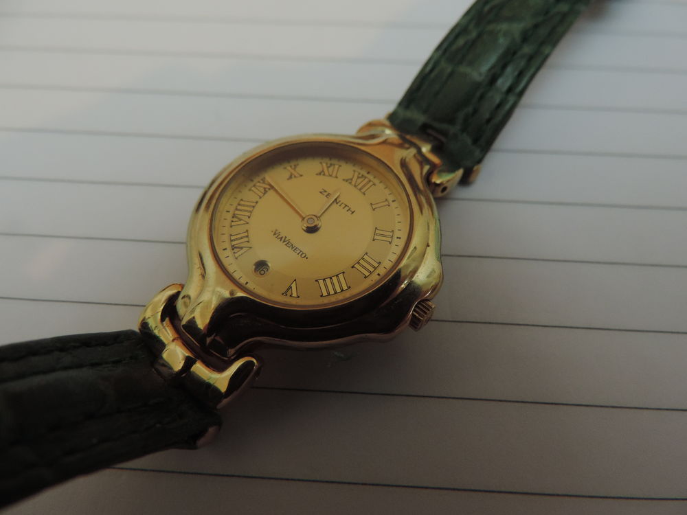 TRES BELLE MONTRE ZENITH - VIAVENETO - PLAQUE OR. Bijoux et montres